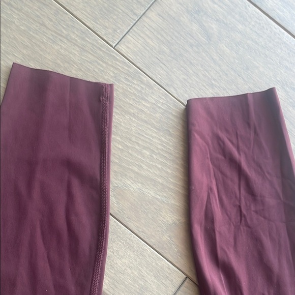 Lululemon Maroon High-Waisted Leggings - Picture 5 of 7